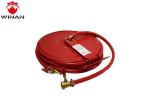3/4" Swing Type PVC Fire Hose With Water Nozzle For Shopping Center