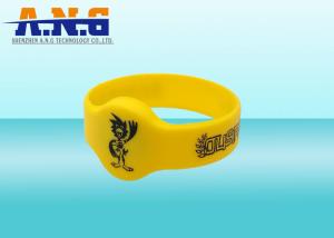 Wholesale Silicone RFID Wristbands / RFID Chip Bracelet With OEM Printing , Free Sample from china suppliers