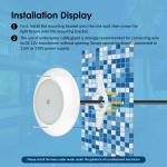 CE/RoHS/FCC/IP68 Resin Filled LED Swimming Fountain Lights SMD 2835 AC 12V 25W