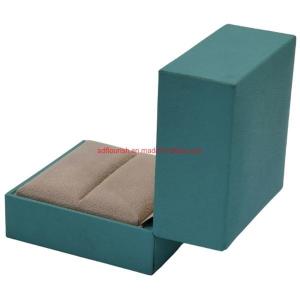 Wholesale Clamshell Design Elegant Green Color Rigid Cardboard Proposal Ring Gift Box in CDR/EPS/JPG/TIF Format from china suppliers