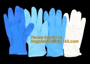 China Disposable powder free black examination nitrile gloves manufacturers,Colored Nitrile Gloves Disposable Medical Blue Pow on sale