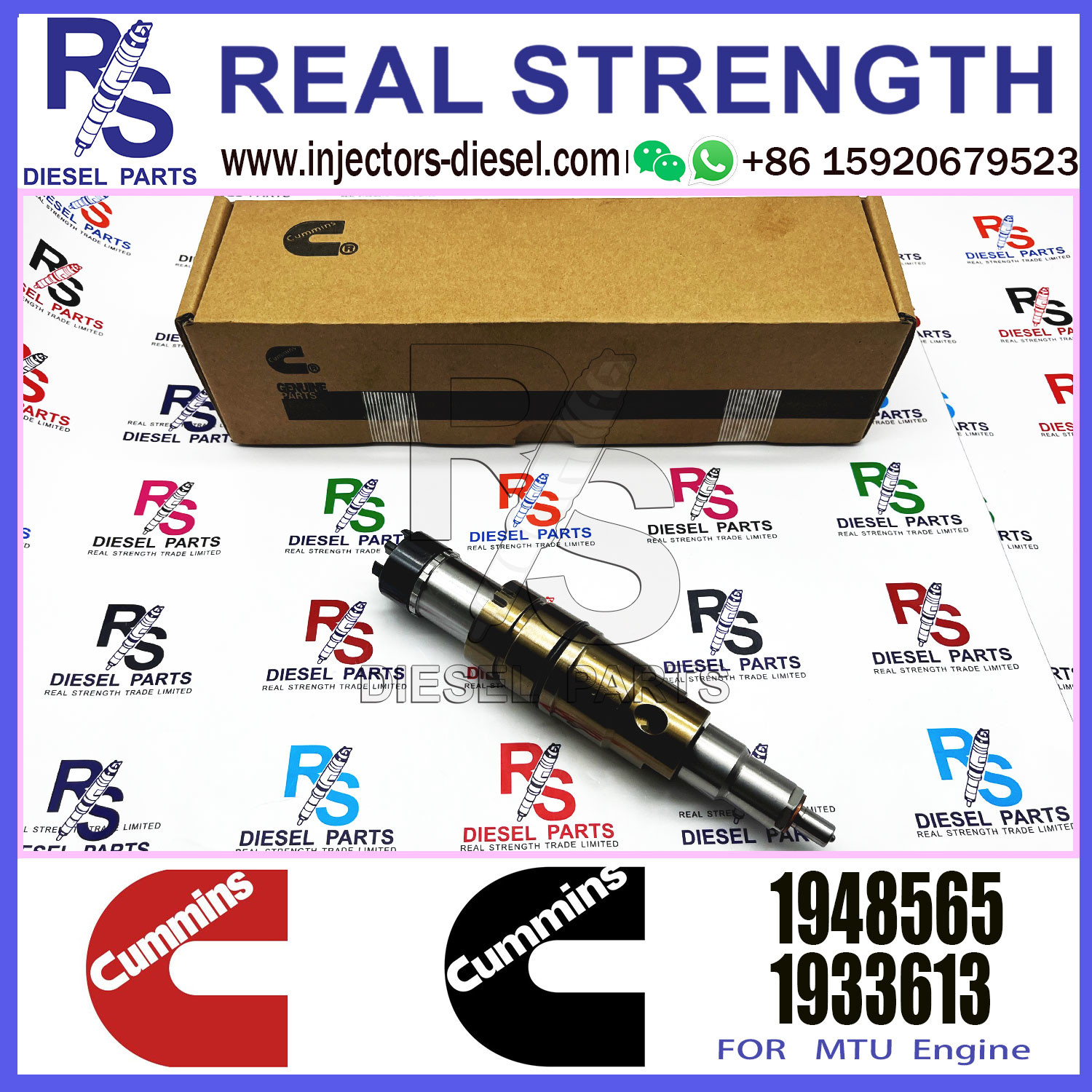 Diesel Common Rail Fuel Injector 1948565 2030519 2031836 2031835 2086663