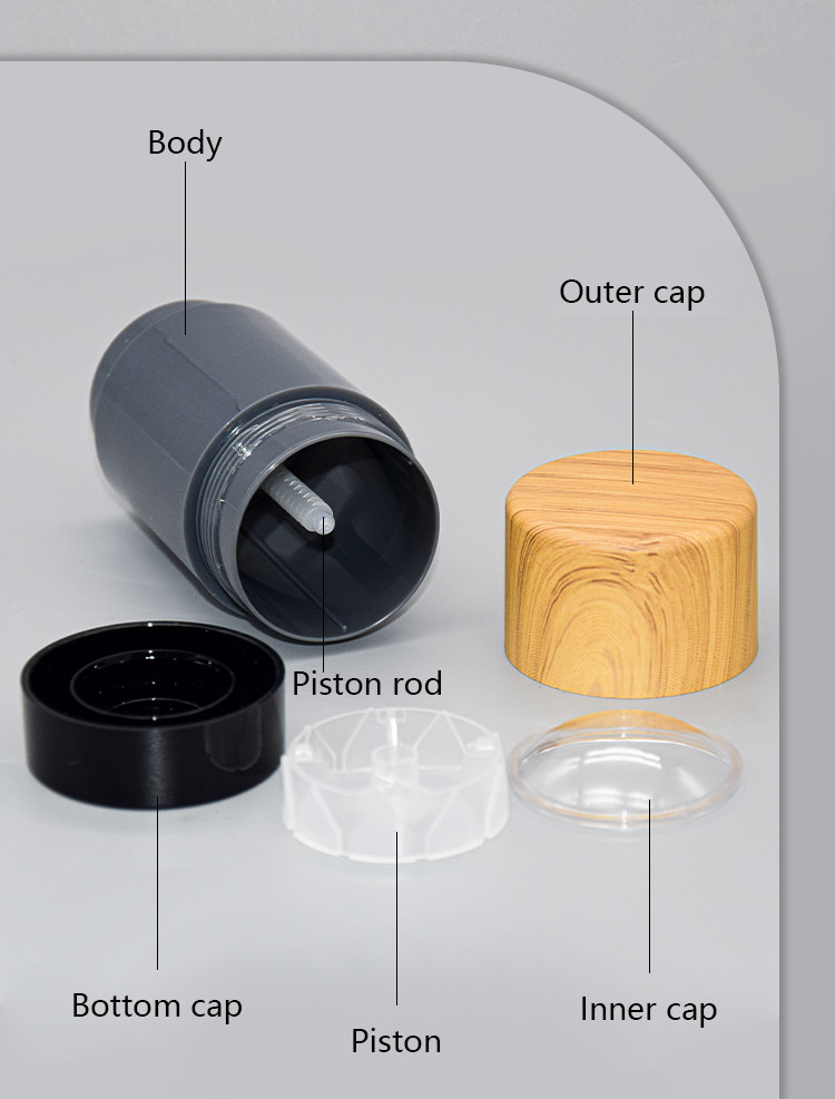 6g/15g/30g/50g/75g Customized Color And Customized Logo Round Shape Deodorant Containers Packaging UKDS02