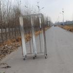15Trays Detachable Cooling Trolley For Bakery For Cooling steel tray trolley