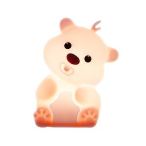 Wholesale Creative Festive Decorative Silicone Night Light LED Pat Sleeping Atmosphere Toy Children's Day Christmas Gift Power Switch from china suppliers