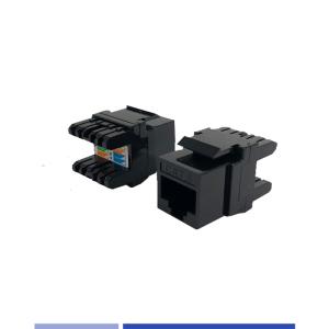 Wholesale GoreLink Cat6 Keystone Jack 180 Degree Black Networking Telecom Accessories from china suppliers
