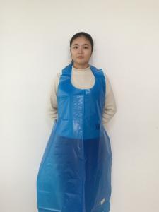 Wholesale Biodegradable Medical Disposable PE Apron , Green Color Plastic Aprons For Adults from china suppliers