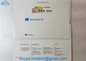 Multi Language Windows 10 Product Key Sticker Professional 64 Bit OEM FPP License