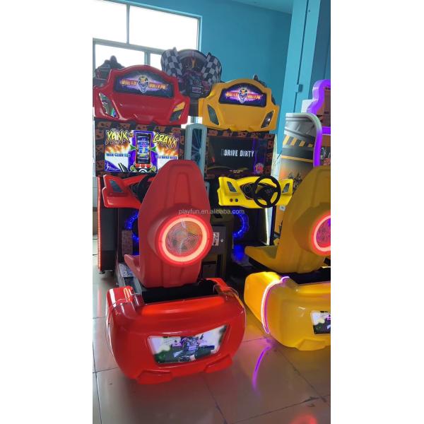 PlayFun Coin Operated Twin Simulator Seat Video Driving Drive Fast and Furious Game Room Zone Arcade Racing Car Game Machine
