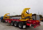 CIMC 40ft side loader trailer container sideloader trailer with tri axles for