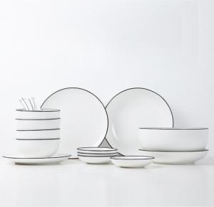 Wholesale Europe Style Bone China Dinnerware Sets ,16PCS Marble Ceramic Dining Kitchenware from china suppliers