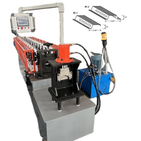 Resilient Sound Furring Channel Roll Forming Machine Hot Dipped Galvanized Steel