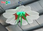 Customized Giant Inflatable Flower Hanging Wedding Inflables LED Flower