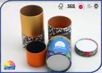 Customized Color Logo Cylindrical Kraft Paper Tube Essence Deodorant Set