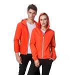 Windproof Sunproof Lightweight Windbreaker Jacket Invisible Zipper With Hood