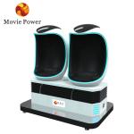 2 Players Virtual Reality 9d Egg Chair Vr Roller Coaster Game Machine