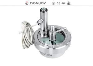 Wholesale ISO 3A Stainless Steel flanged sight glass lighting and wiper Waterproof and sanitary design from china suppliers