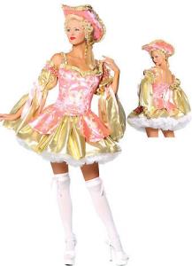 China Wholesale Old Fashion Costumes Golden Marie Antoinette for Halloween Christmas Carnival on sale