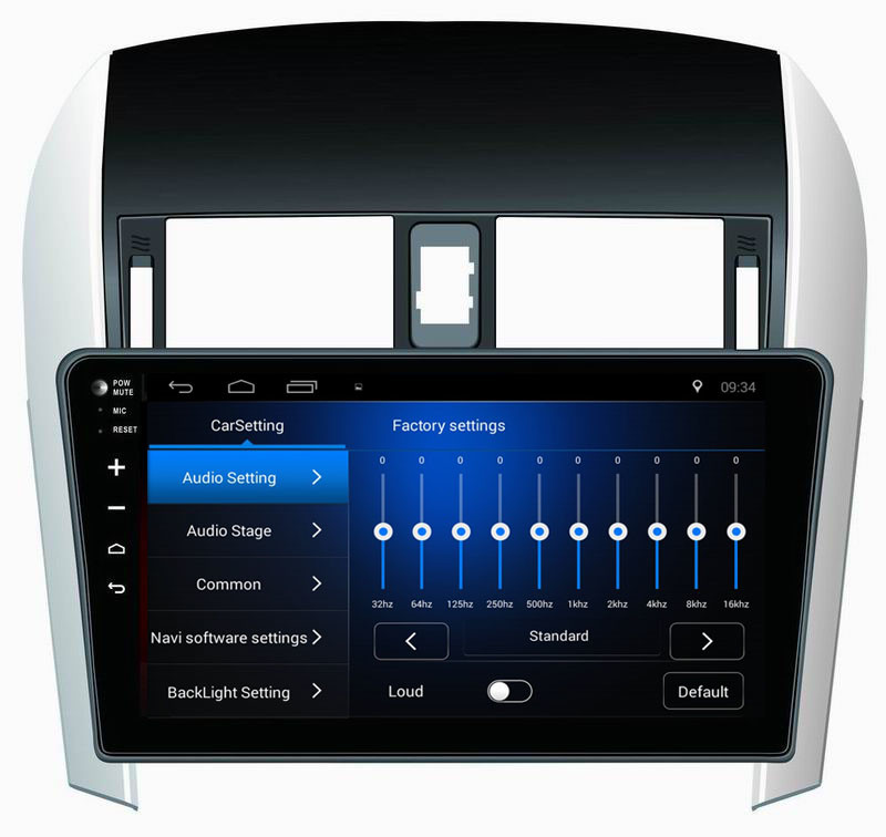 Ouchuangbo car dvd multimedia android 8.1 for Toyota Corolla 2007-2011 with AUX bluetooth dual zone function