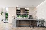Customized Design Modern Luxury Style Small Villa Modular Kitchen Cabinet