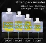 Liquid sub Bagging, Sanitizer Lotion, Fluid Bottles, Travel Bag, TSA approved