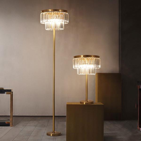 Crystal Table Lamp Floor Lamp Light Luxury Modern Creative Lighting Living room