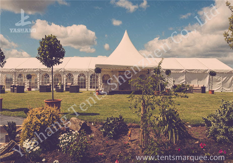 Decorated Luxury Wedding Tents Marquee With Noble / Gorgeous Linings