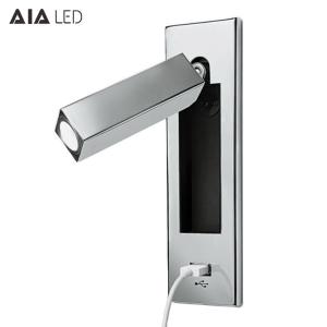 Wholesale Contemporary headboard wall lamp adjustable bedside wall light 3W led reading wall lights from china suppliers