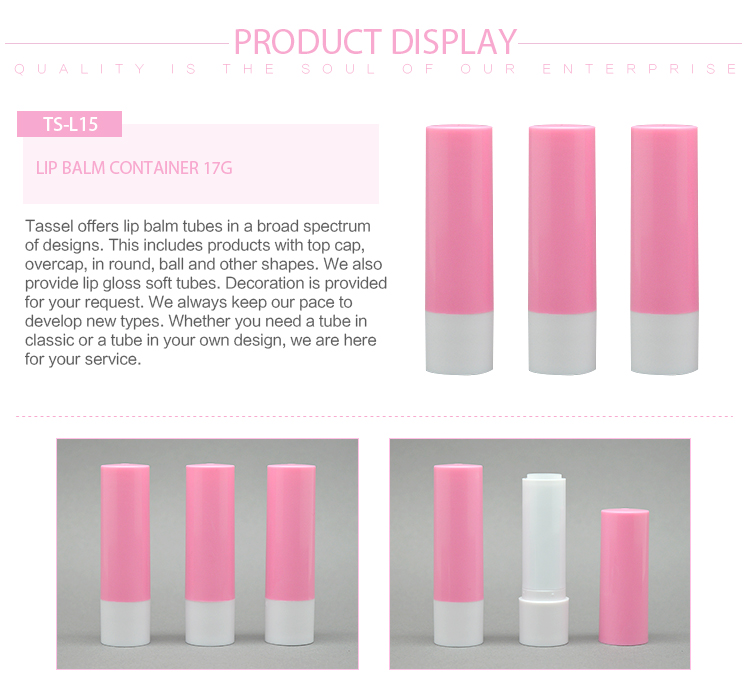Slim Moist Recycled Lip Balm Containers Colorful Refillable Lip Gloss Tube