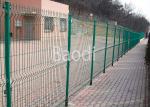 Custom Curved Welded Fence Panels Powder Spraying For Sightseeing Zone