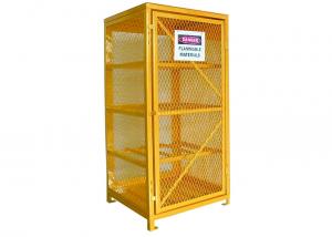 Wholesale Industrial Wire Mesh Propane Tank Storage Cabinet , Oxygen Acetylene Storage Cages from china suppliers