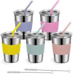 Stainless Steel Children Smoothie Drinking Sippy Cups Portable Water Cup Product