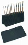 Foldable Paint Brush Case Holder Organizers , Easel Brush Holder For Writing