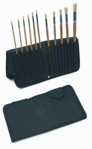 Wholesale Foldable Paint Brush Case Holder Organizers , Easel Brush Holder For Writing Materials from china suppliers