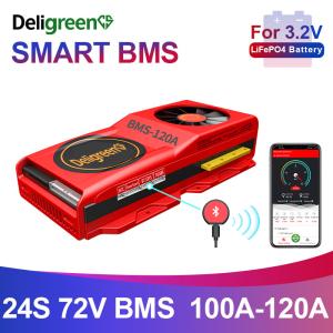 Wholesale Daly Lifepo4 24S 120A Smart Bms With Fan Bt Blue Tooth Can Lcd Available from china suppliers