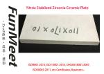 Plate Type Zirconia Bricks Hp Yittria Stabilized 10mm Thickness Low Thermal