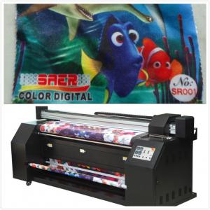 China 5.5KW Digital Fabric Printing Machine For Fabric Sublimation Outdoor Banner Printing on sale