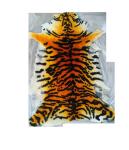 Tiger Sheepskin Seat Cushion Carpet Pads For Chairs Custom