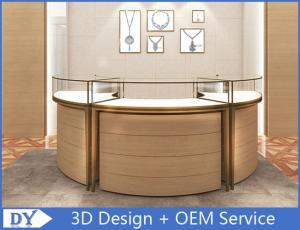 Wholesale Luxury 3D Design Jewellery Display Cabinets For Shops / Glass Jewellery Display Cabinets from china suppliers