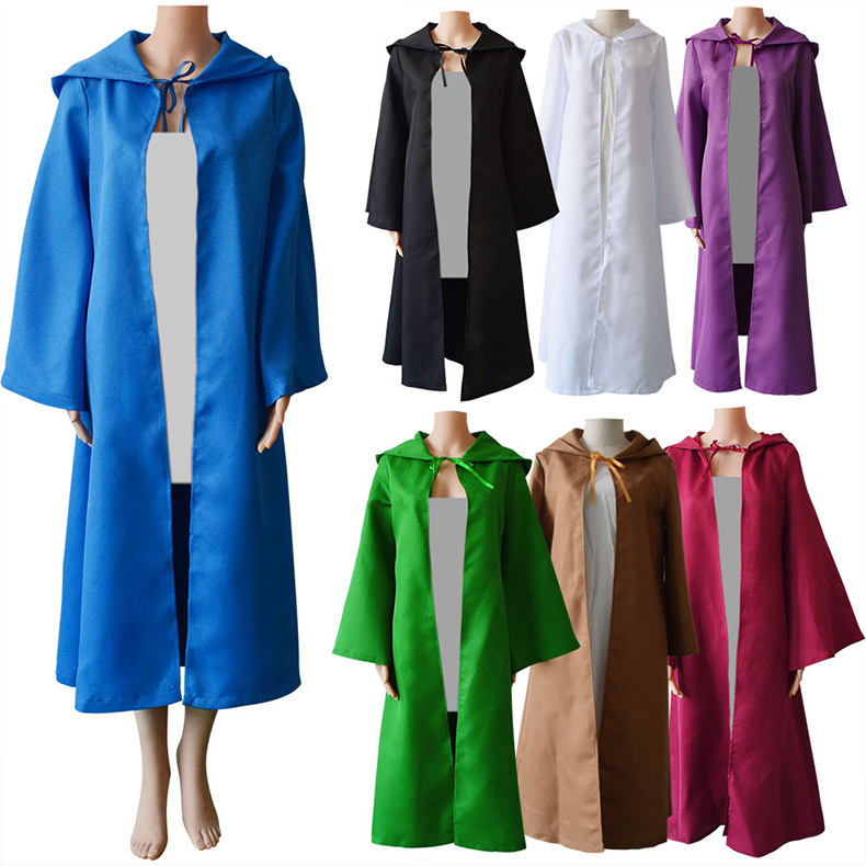manufacturer grim Reaper cosplay clothing kids and adult party wear hooded cloak cape halloween costume cloak with hood