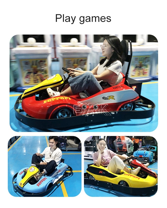 Small Entertainment Electric Go Kart Car Racing Go Karts For Adults Kids