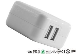 Wholesale Durable Dual Home Charger US plug 2 Port USB Wall Mobile Phone Power Travel Charger from china suppliers
