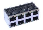 85727-1003 1000 Base - T LPJG47090AENL Stacked 2X4 Port RJ45 Jack Connector