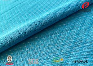 China 100% Polyester Durable Breathable Sports Mesh Fabric For Soccer Uniforms / Shorts on sale
