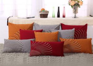 Wholesale 100% Linen Decorative Cushion Covers Free Style Pattern Embroidered Throw Pillows from china suppliers