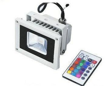 Outdoor Waterproof IP65 RGB Led Flood Lights 10W 50 / 60 HZ for commercial spot,