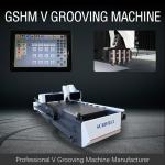 Hydraulic V Slotting Machine For Elevator Part Sheet Metal Grooving Machine 1232