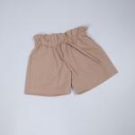 Neutral Baby Basic Linen Fabric Shorts Personalized Above Knee Embroidery Summer