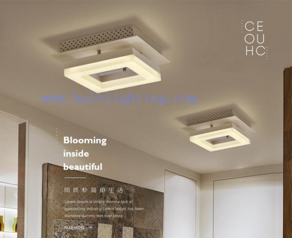 Quality Acrylic Ceiling Lamp LED Lighting White Black 27W  680*230*100MM for sale
