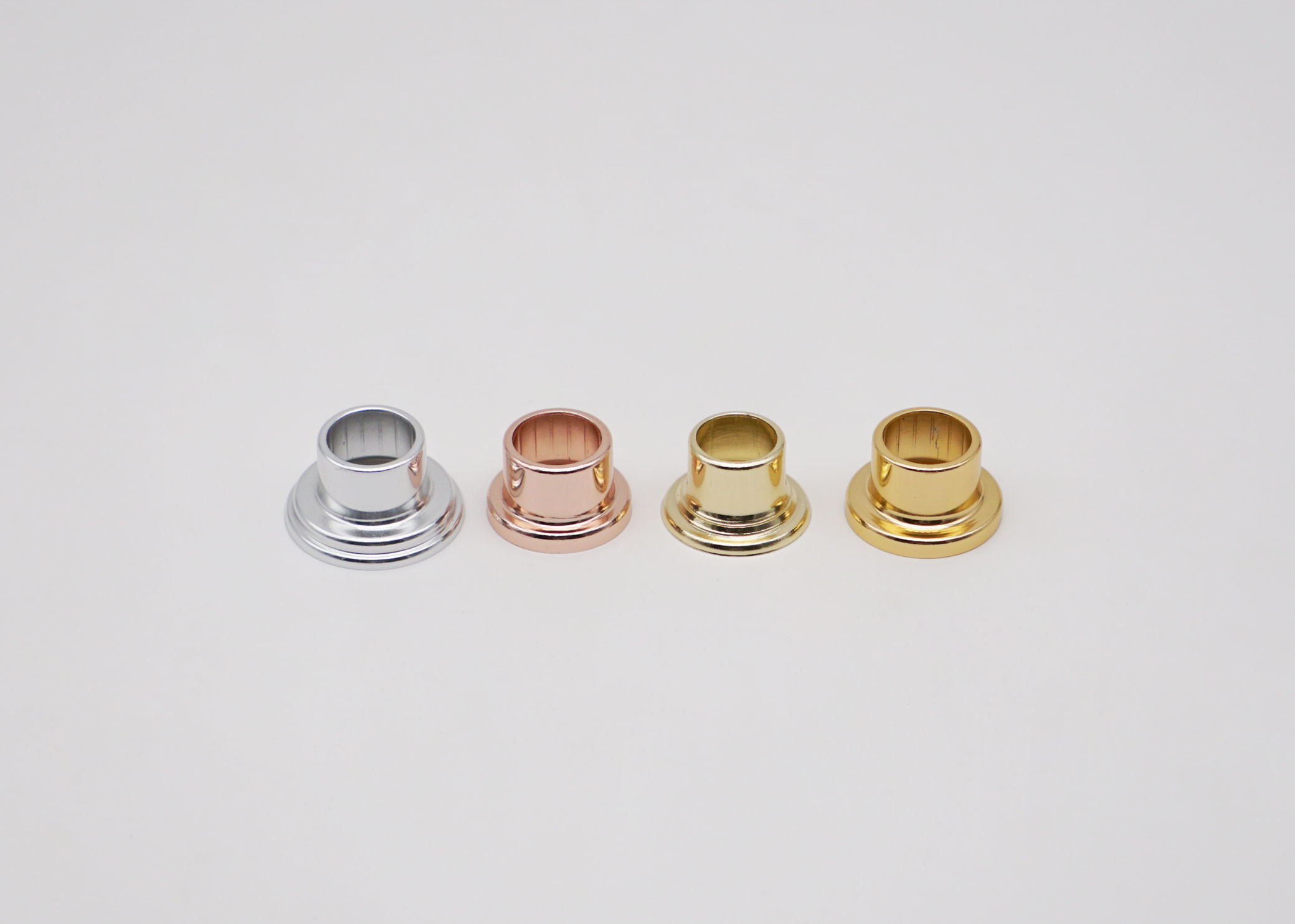 FEA10 Aluminum Cylinder Perfume Bottle Collar Appealing Surface Finish